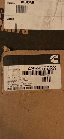 Holset HE400VG Cummins ISC ISL 8.9 Complete Turbocharger Assembly OEM 4354566RX