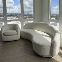 Modern Curved Sofa Set 