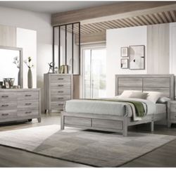 4 Pieces Queen Bedroom Set