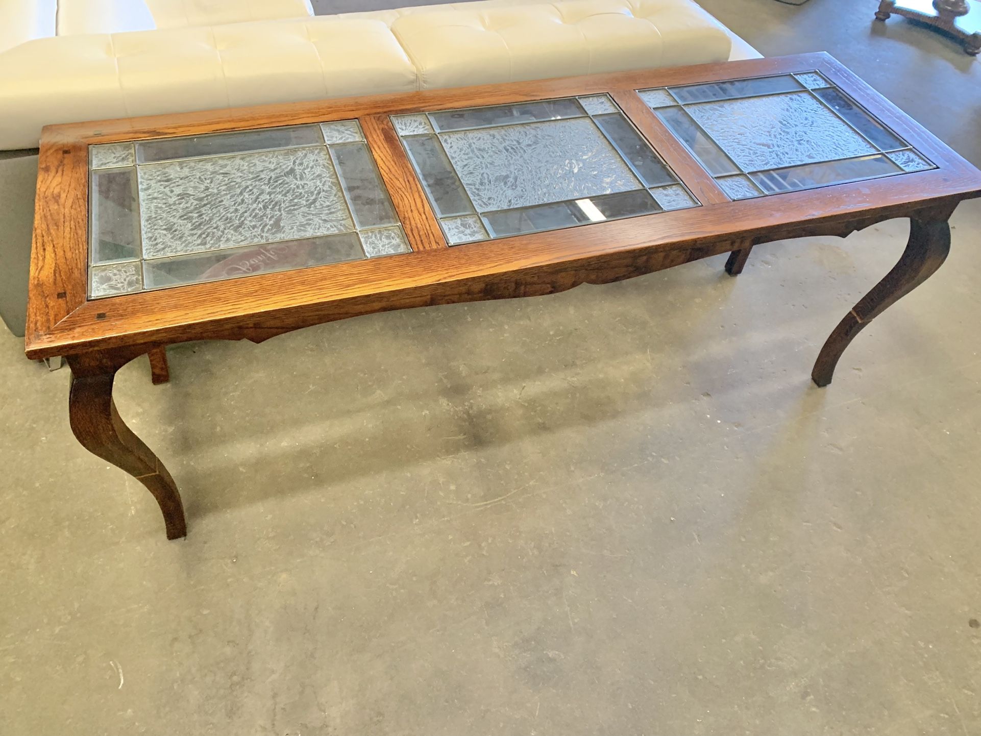 Large Solid Wood Console Table