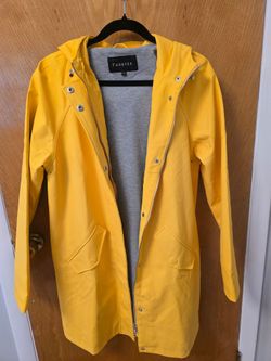 Fahsyee Yellow Rain Jacket Size Medium