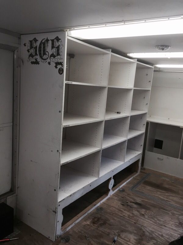 Enclosed Trailer Shelving >> Custom Enclosed Trailer Shelving For Sale In Puyallup Wa Offerup Enclosed Trailer Shelving >> Custom Enclosed Trailer Shelving For Sale In Puyallup Wa Offerup