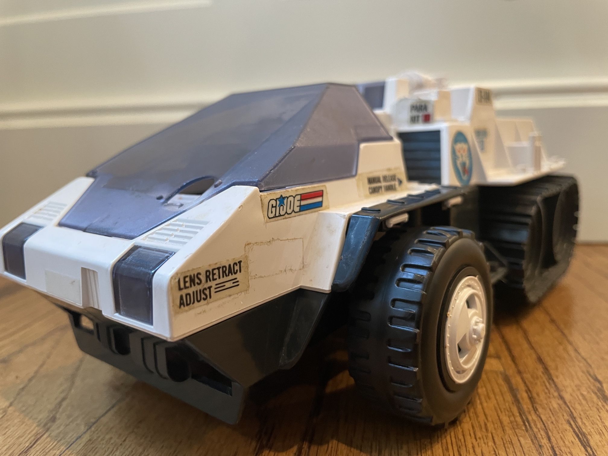 G.I. Joe Snow Cat Hasbro Vintage Action Figure Vehicle *Incomplete*. Condition is pre owned and shows some signs of wear from play usage and overall i