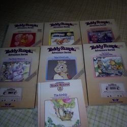 Teddy Ruxpin Books With Cassette Tape