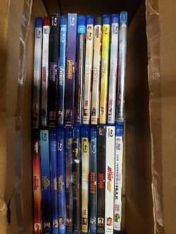 Complete MARVEL MOVIE Blu Ray Collection - 24 Movies