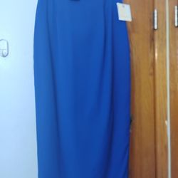 Dana Buchman NWT Royal Blue Midi Skirt – Size 8 | Retail $188