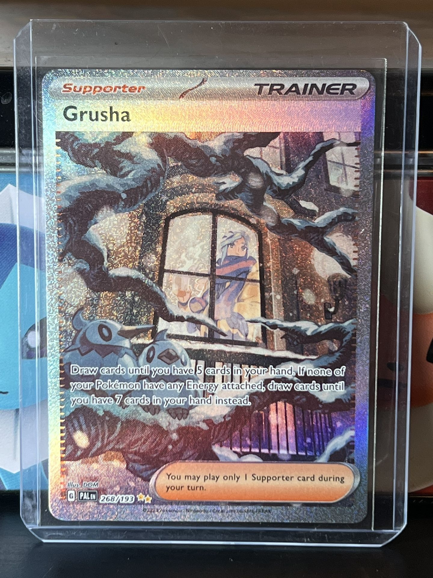 Grusha 268/198 Secret Rare Raw Pokemon Card