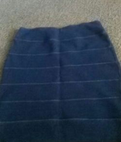 Dark blue skirt