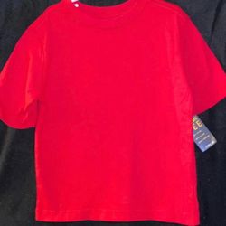 New Little Boys Size XS Red Ultimate Crew Neck Short Sleeve Tee Shirt