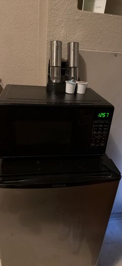 College fridge and microwave