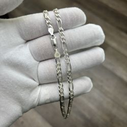 Silver 925 Fígaro Chain 24 Inches 