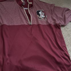 Florida State Long Sleeve Zip Up (Large)