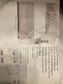 Mattress topper