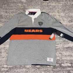New Tommy Hilfiger Chicago Bears Rugby Polo Shirt Size XL