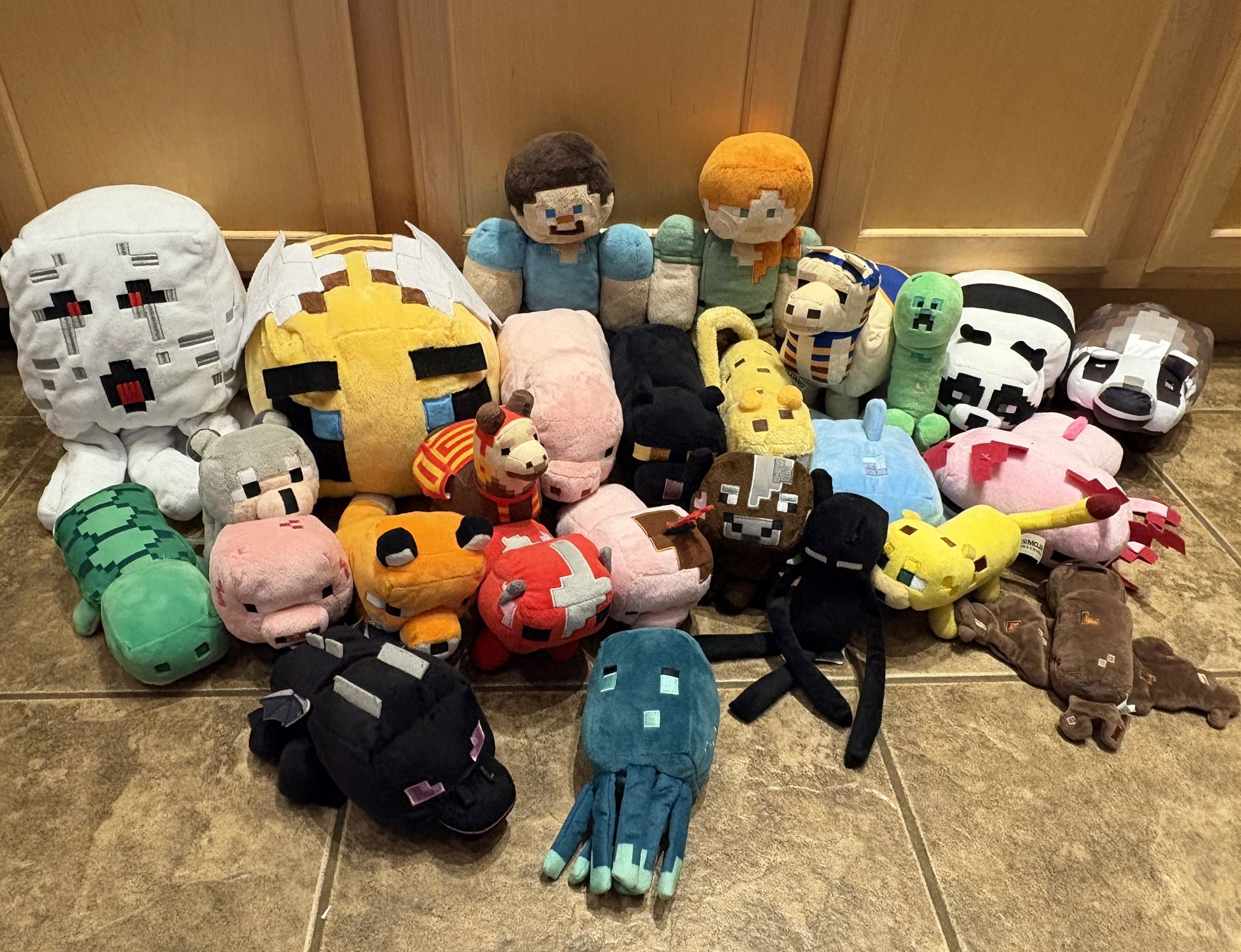 Minecraft stuffed animals