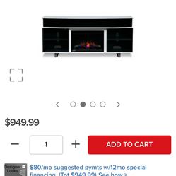 Fireplace /Soundbar Combo