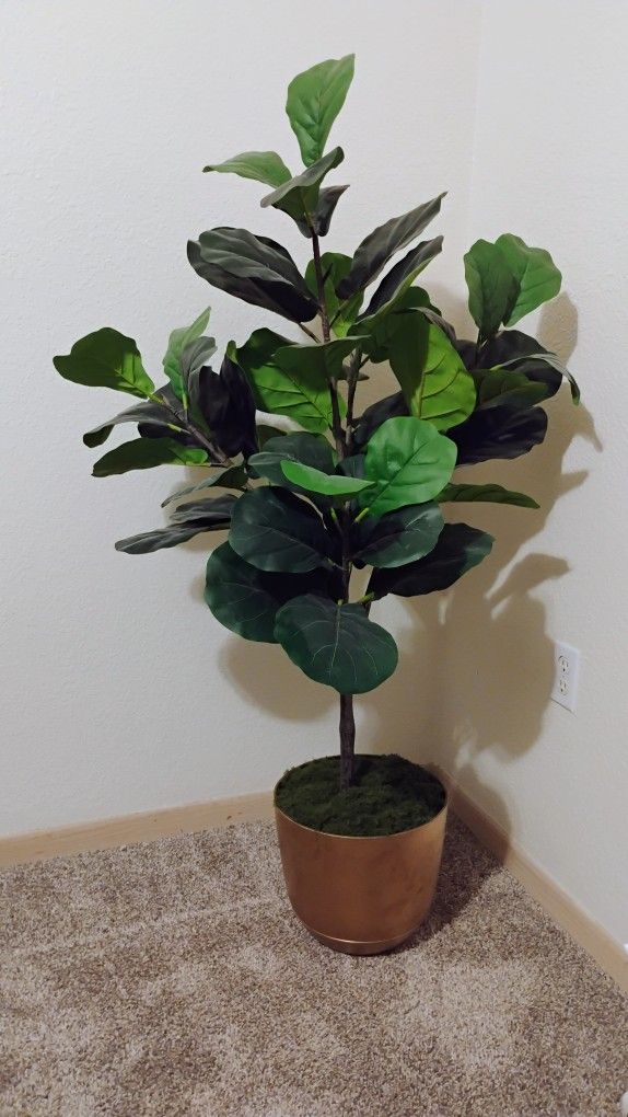 Artificial Plant Fiddle Leaf Ficus Lyrata 50 Inches