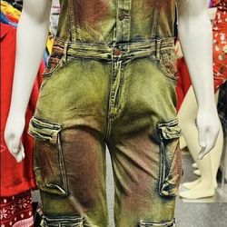 Jeans Jumpsuit Size - XL -1X-2X-3X