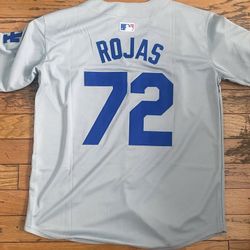 Grey Rojas World Series Jersey Dodgers