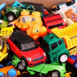 Box Full Of Trucks And Cars Please Read
