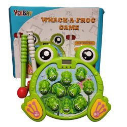 YEEBAY Whack A Frog Game with 2 Hammers, Toddler Early Developmental Learning Toy,