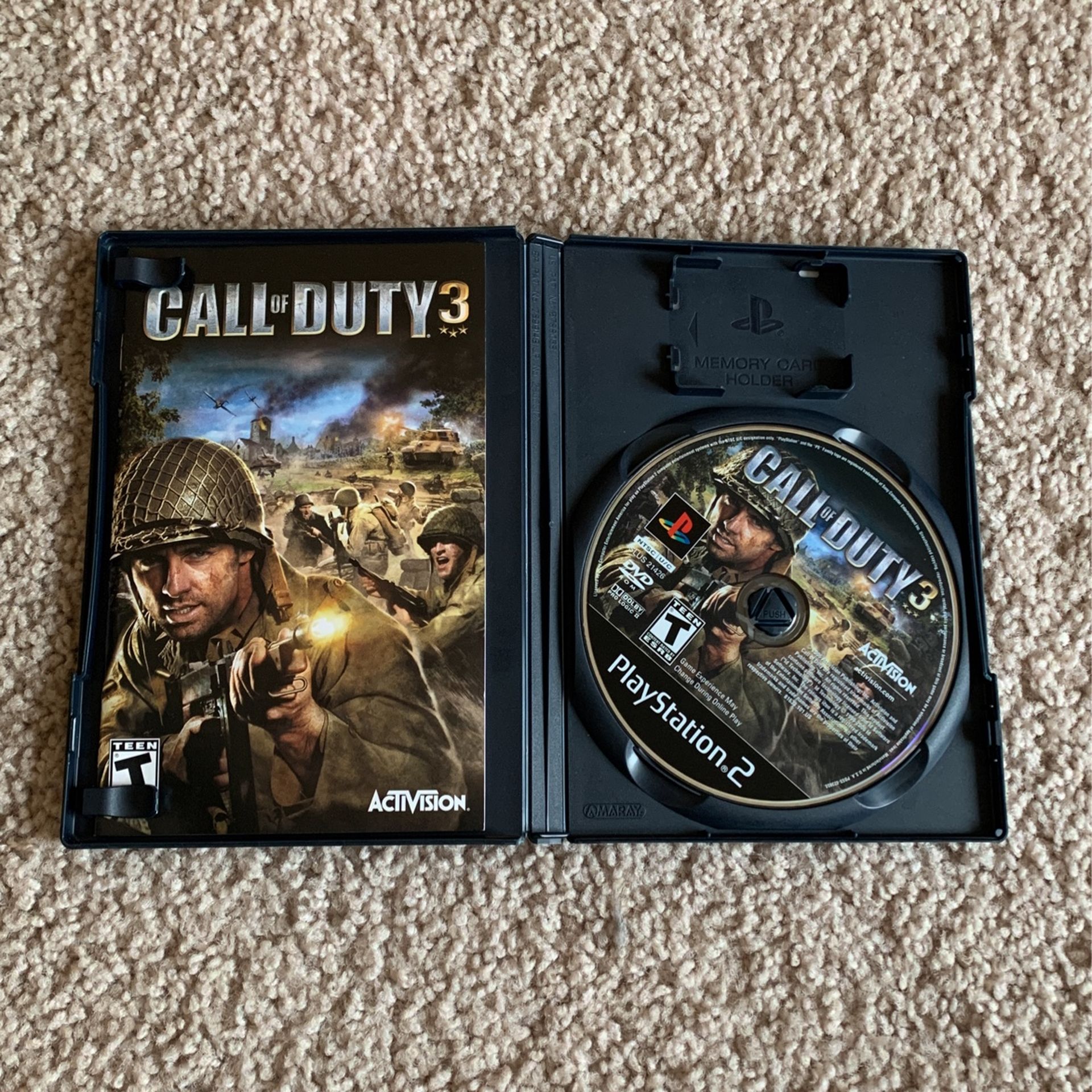 Call Of Duty 3 (PS2) W/ Manual