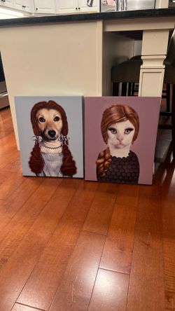 Two Dog Decoration Frames