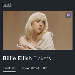 Billie Eilish Ticket