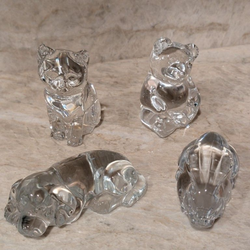 Princess House Lead Crystal Figurines