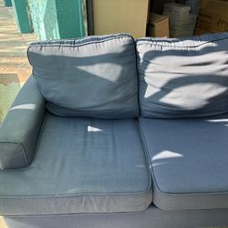 Clean Amazing Blue Couch 