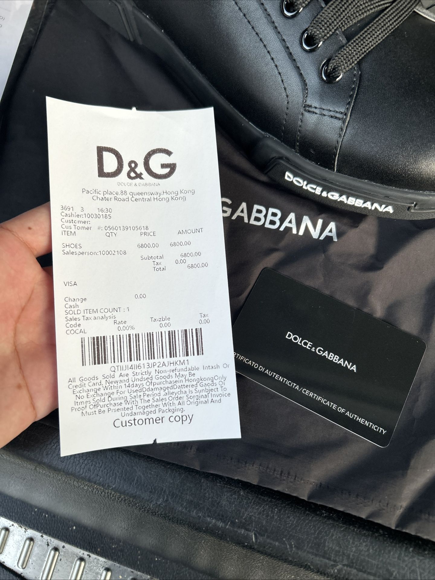 Dolce & Gabbana Calfskin Nappa Portofino