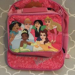 Princess Backpack w/ Lunchbox 