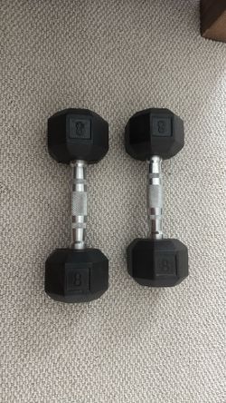 8LB DUMBBELL SET