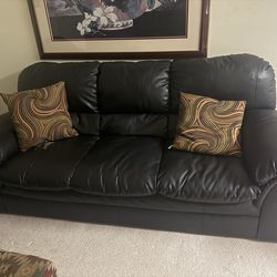 Free leather Sofa