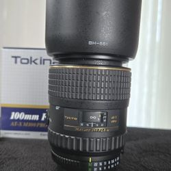 Tokina 100mm F/2.8 AT-X Pro Macro Lens for Nikon