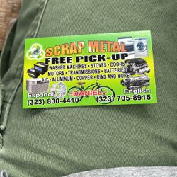 We Pick Up Scrap Metal For Free