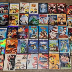 Kids Disney and other cartoon DVDs $3 each or 2 for $5 