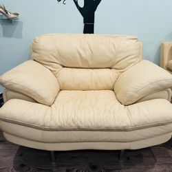 REAL LEATHER sofa/armchair 