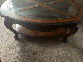 Solid Oak Coffee Table
