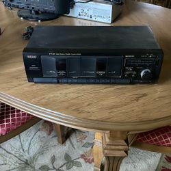 TEAC W518R Double Cassette Deck