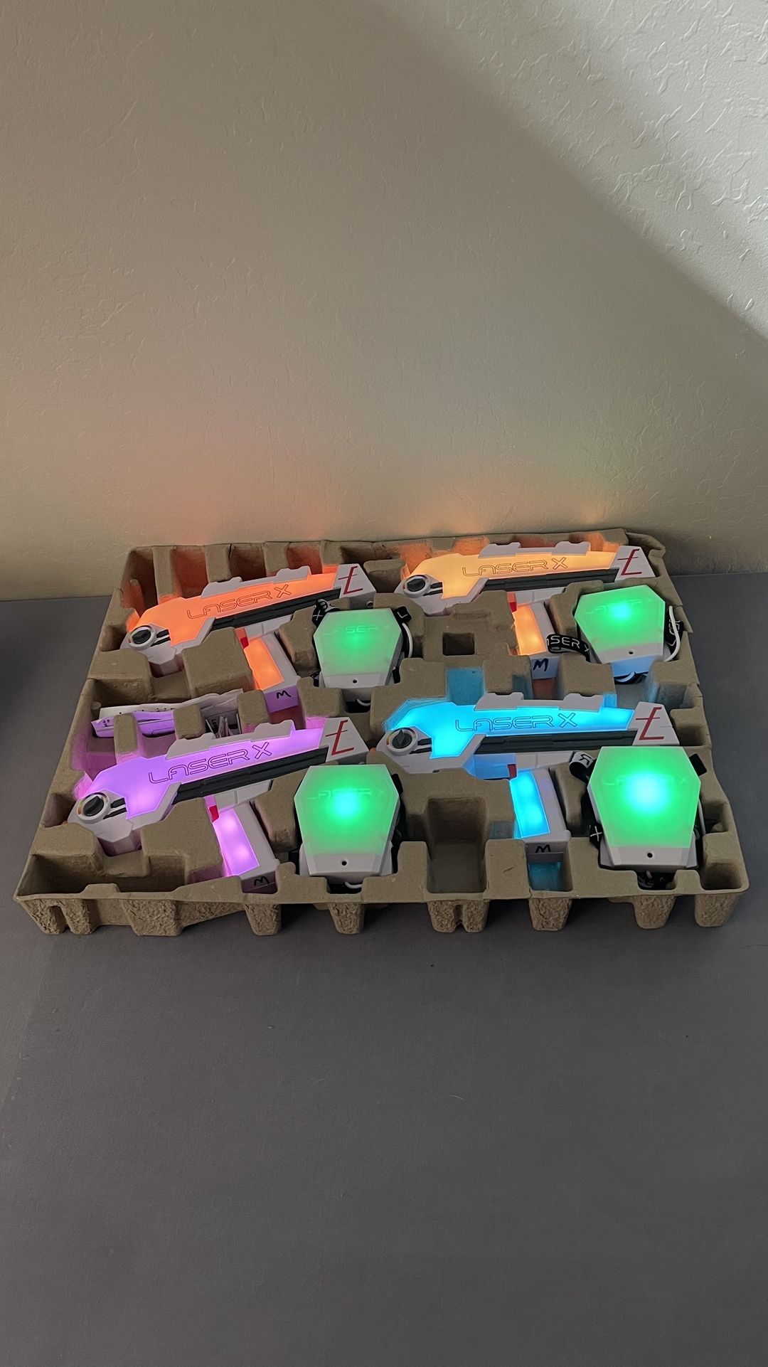 4 player laser tag  Laser X revolution