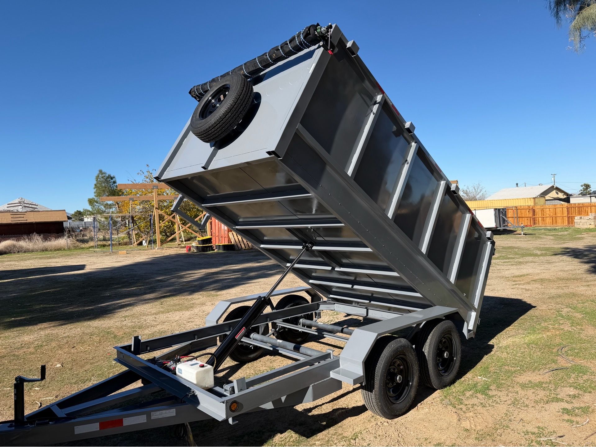 2027 smooth wall dump trailer 12ft !