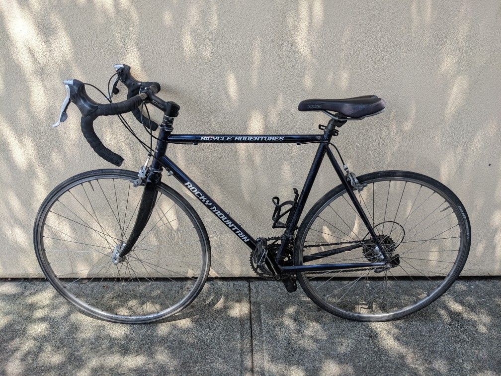 Rocky Mountain 700c 27-Speed Carbon Fiber Fork Commuter/Road Bike - Shimano Tiagra Flight Deck Shifters - Carbon Forks - Light 58cm Frame - Tuned!