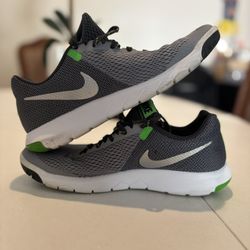 Gray and green Nike shoes Size 7 Us Men 