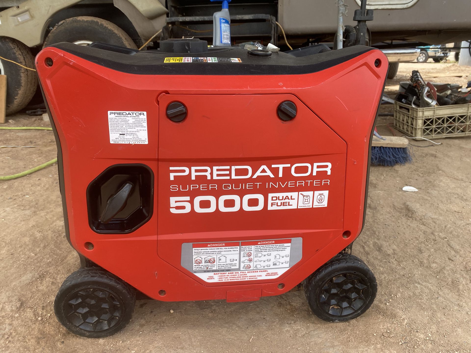 Predator 5000 Dual Fuel Inverter Remote Start And Off