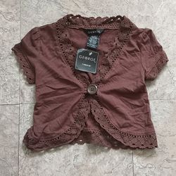 George Youth Girls Vest Cardigan 