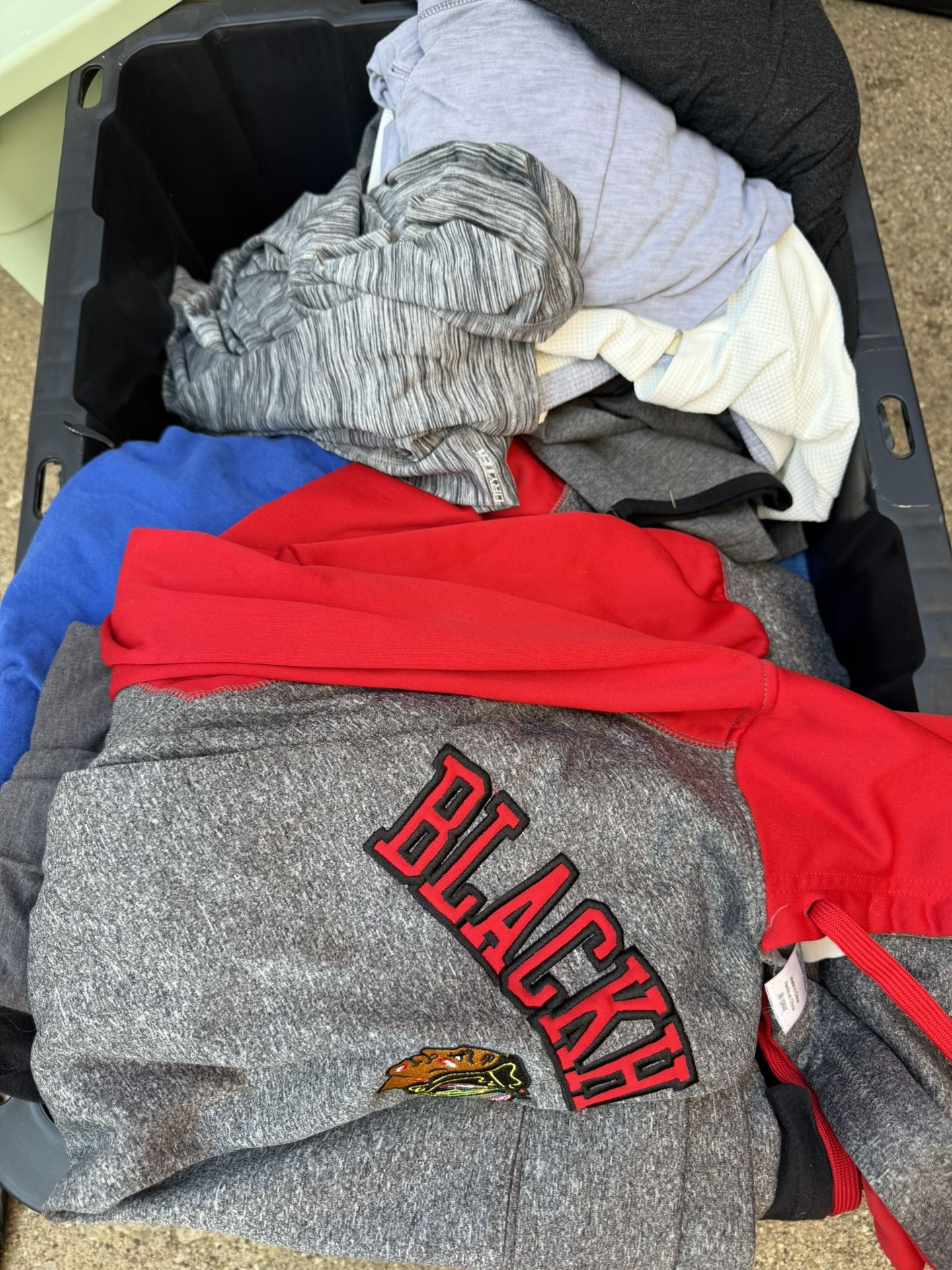 Bin Of Men’s Clothing