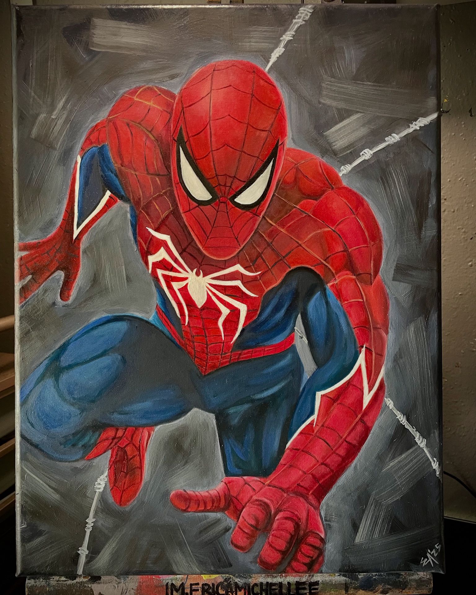 Spider Man Painting