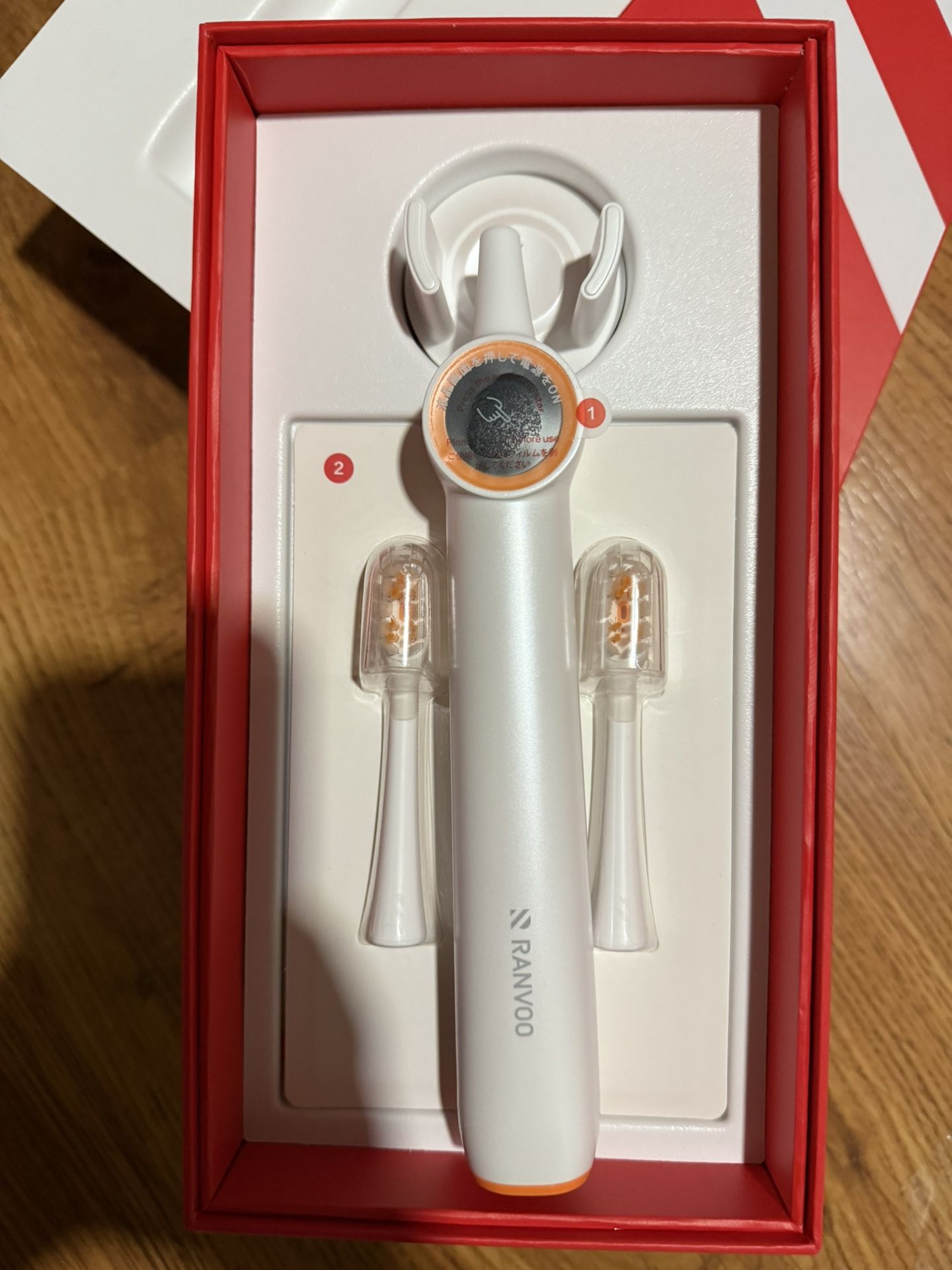 RANVOO [Vibrating & Flossing 2-in-1 Bubble Sonic Electric Toothbrush, 100% Plaque Removal, White for Adult Protect Gum Orthodontic Teeth Clean Recharg