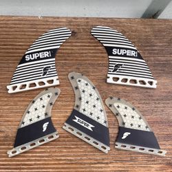 Futures Super SB-s 5 Fin Set Up For Surfing
